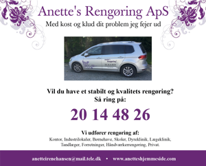 Anette's Rengøring ApS