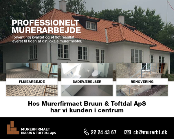 Murerfirmaet Bruun & Toftdal ApS