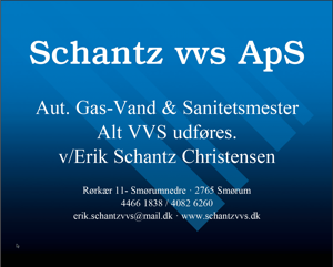 Schantz vvs ApS