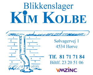 Blikkenslager Kim Kolbe